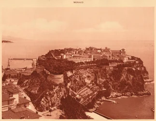 Generelt syn på fyrstedømmet Monaco, 1930.