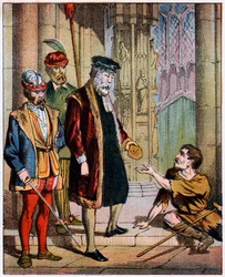 George Wishart, skotsk reformator og martyr fra 1500-tallet, midten av 1800-tallet.