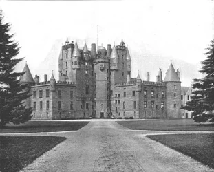 Glamis Castle, Forfar, Skottland, 1894.