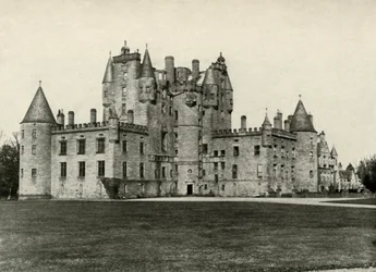 Glamis Castle, The Ancestral Home of Queen Elizabeth, 1937.