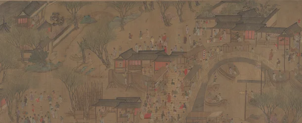 Går oppover på Qingming-festivalen.