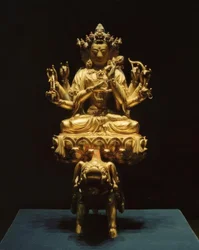 Guddom Marici / skulptur, 1400-tallet