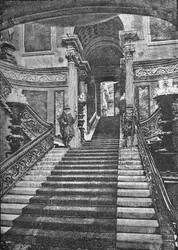 Grand Staircase, Buckingham Palace, 1890