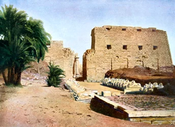 Grand Temple of Amun-Re, Karnak, Luxor, Egypt, 20. århundre