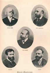 Store musikere - Plate VIII., 1895