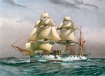 HMS Calliope, Royal Navy 3. klasse cruiser, c1890-c1893