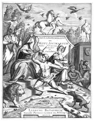 Halvtittel på De Motu Animalum av Giovanni Borelli, 1710