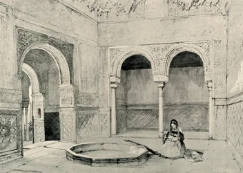 Hall of the Abencerrages, 1800-tallet, 1907.