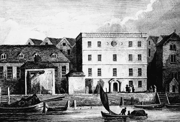 Hovedkvarteret til Hanse Merchants eller Esterlings i London, 1667
