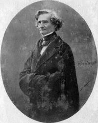 Hector Berlioz , fransk romantisk komponist, c1845-1869
