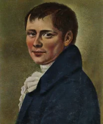 Heinrich von Kleist 1777-1811. - Maleri av Graff, 1934.