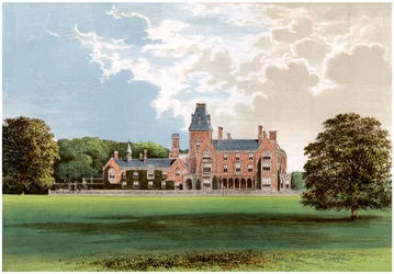 Hemsted Park, nær Staplehurst, Kent, hjemmet til Viscount Cranbrook, c1880