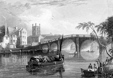 Henley Bridge, Henley-on-Thames, London, 1803