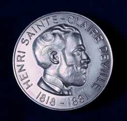 Henri Etienne St Claire Deville, fransk kjemiker fra 1800-tallet, c1955