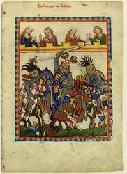 Henry I, greve av Anhalt fra Codex Manesse, mellom 1305 og 1340