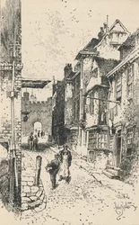 Henry VIIIs gateway, 1895