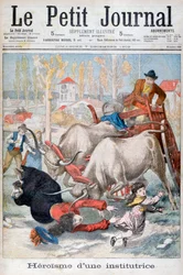 En lærers heltemot, 1902