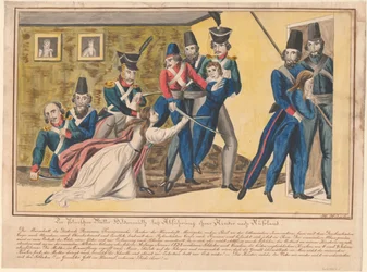 Heltemot av de polske mødrene under konvoiering av barna til Russland, 1832