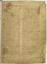 Historia Brittonum av Nennius. Første side av manuskript, 1000-tallet