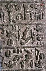 Hettittiske hieroglyfer, c9. århundre f.Kr