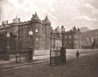 Holyroodhouse, Edinburgh, Skottland, 1894.