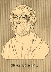 Homer, c800-701 f.Kr., 1830.