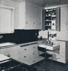 Honor Easton - The Kitchen In the house of Dr. Ian Campbell, 1940