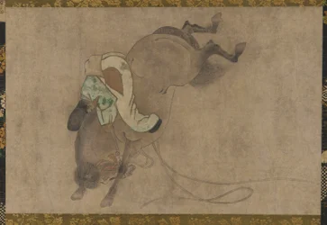 Hest og rytter, Momoyama-perioden, 1568-1615.
