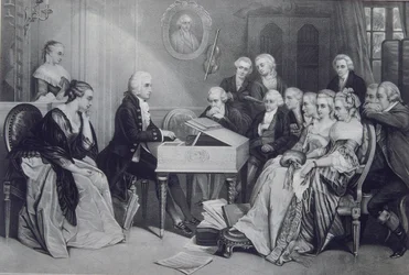 Huskonsert hos Mozart-familien i Wien, 1800-tallet