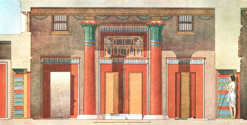 General Ramoses hus i Tell el-Amarna, Egypt, 1928.