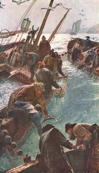 How We Catch the Pilchards, 1895, c1902.