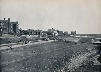 Hunstanton - The Front and Beach, 1895