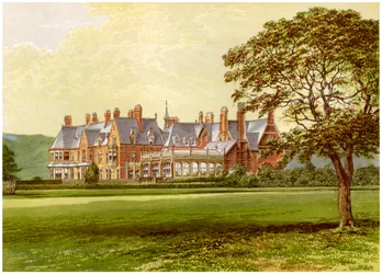 Hutton Hall, Yorkshire, hjemmet til Pease-familien, c1880