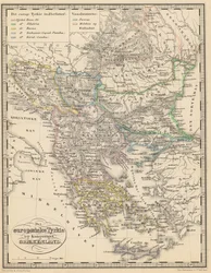 Illustrasjon hentet fra boken Atlas over alle Jordens Dele av ukjent forfatter og utgitt av Chr. Steen & Søn (Kjøbenhavn, 1857)