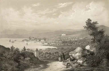 Illustrasjon hentet fra boken Norge fremstillet i Tegninger av Asbjørnsen, P.Chr. og utgitt av Chr. Tønsberg (no, 1848)