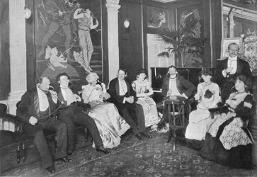I elektrofonsalongen, Gerrard Street, London, c1903 1903
