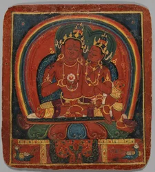 Innvielseskort Tsakalis: Amitabha, tidlig på 1400-tallet.