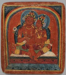 Innvielseskort Tsakalis: Chenresi Avalokiteshvara, tidlig på 1400-tallet.
