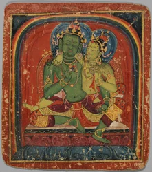 Innvielseskort Tsakalis: Vajrapani, tidlig på 1400-tallet.