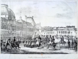 Installasjon av regjeringen ved Tuileries, 1800-tallet