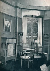 Interiør. Dekorert av M. Niedermoser, c1900