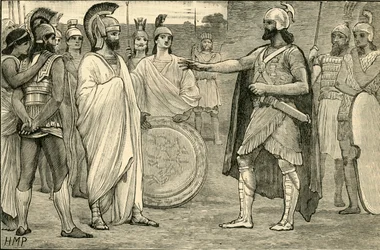 Intervju mellom Agesilaus og Pharnabazus, 1890.