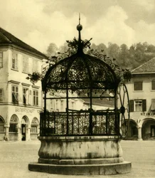 Iron Well, Bruck an der Mur, Steiermark, Østerrike, c1935.