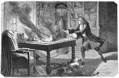 Isaac Newton , engelsk vitenskapsmann og matematiker, 1874