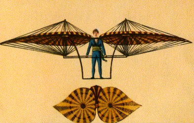 Jacob Degens flyvemaskin, 1808, 1932.