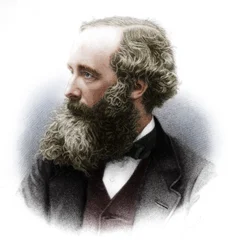 James Clerk Maxwell 1831-1879, skotsk teoretisk fysiker, 1882