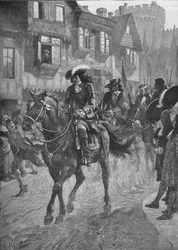 James II kom inn i Dublin etter slaget ved Boyne, 1690 1905