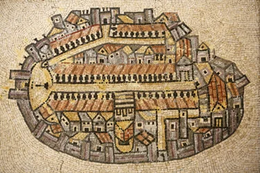 Jerusalem tempel mosaikk, Jerusalem, Israel