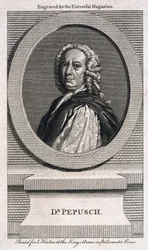 Johann Christoph Pepusch , tysk komponist og musikkteoretiker, ca 1725