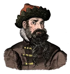 Johann Gutenberg, tysk metallarbeider og oppfinner, 1500-tallet, 1870.
